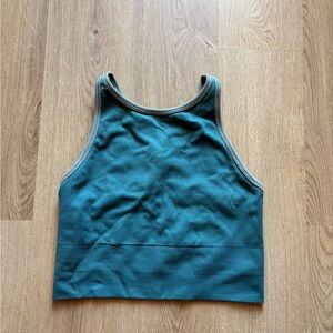 Athleta Teal High Neck Athletic Tank